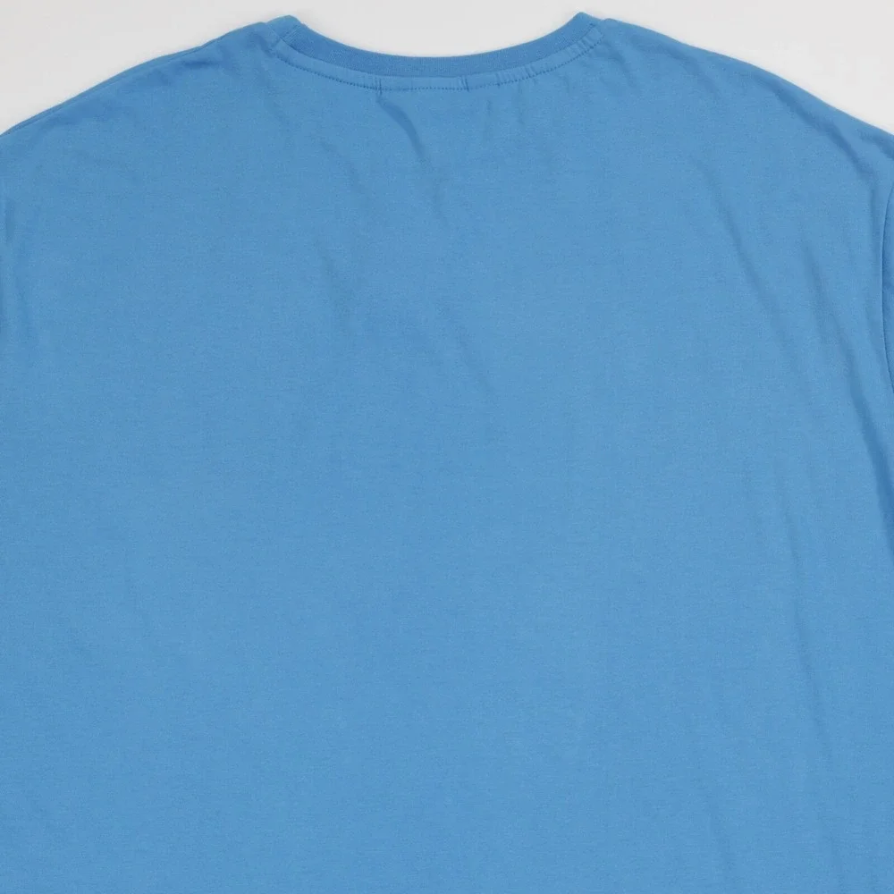 Eleven Paris Men's‎ Crew Neck Graphic T-Shirt Blue Short Sleeve Cotton Size M